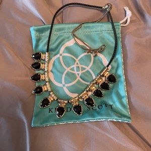 Kendra Scott Adjustable Leather Cord Necklace